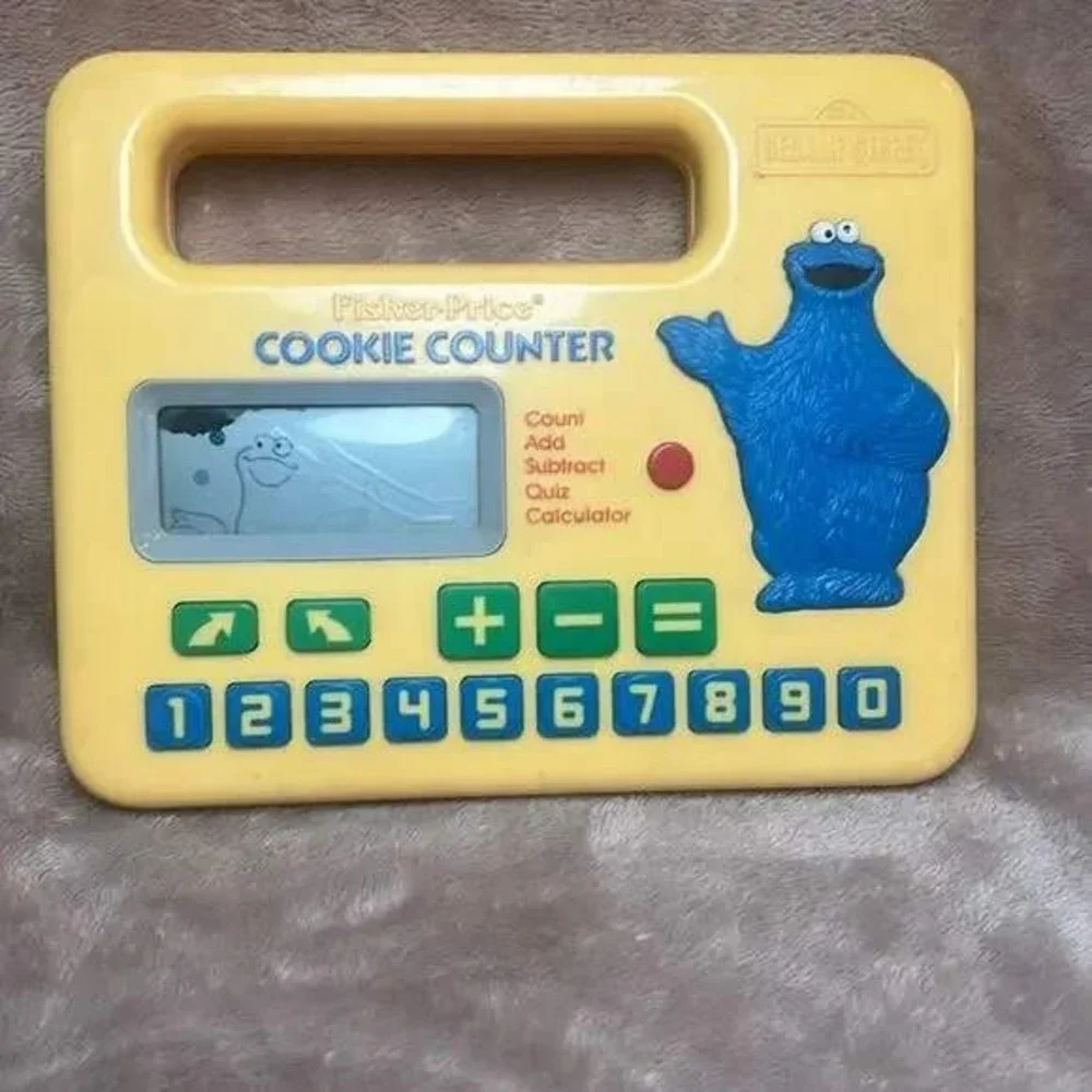 Vintage 1985 Fisher Price Sesame Street Cookie‎ Counter Electronic Toy *Works
